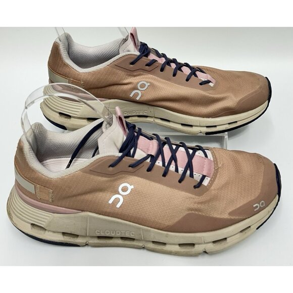 On Cloud Womens Shoes Cloudnova 2 Size 9.5 Sandstone Pebble Running Sneakers - Picture 1 of 7